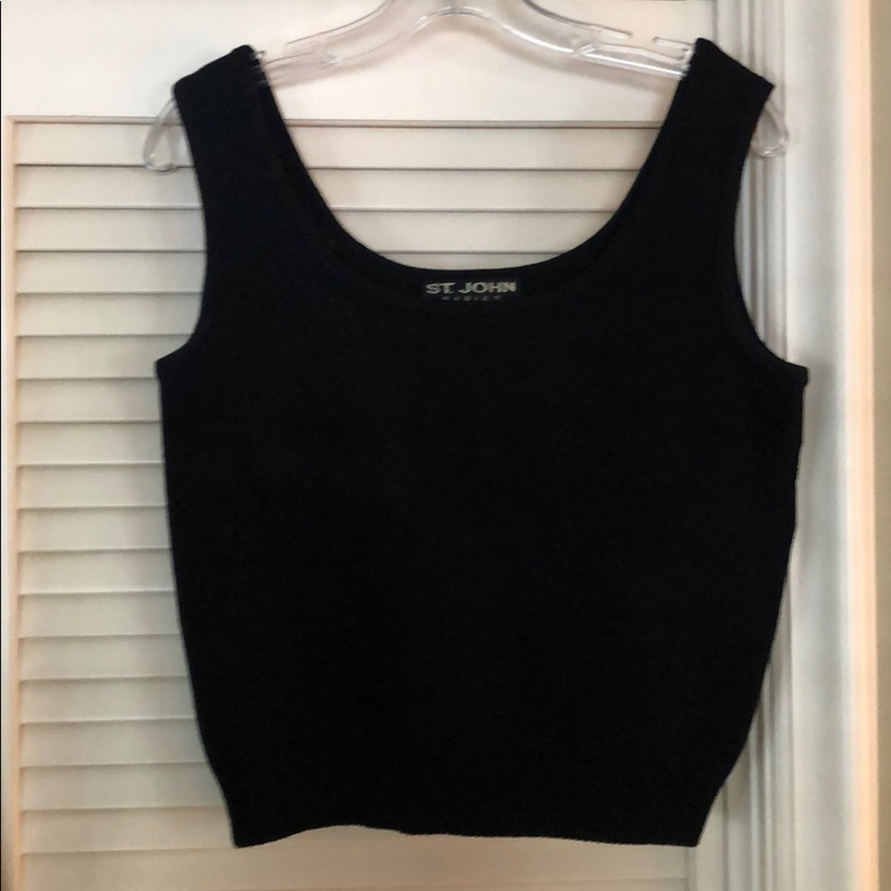 St. John Basics Knit Tank Top Shell